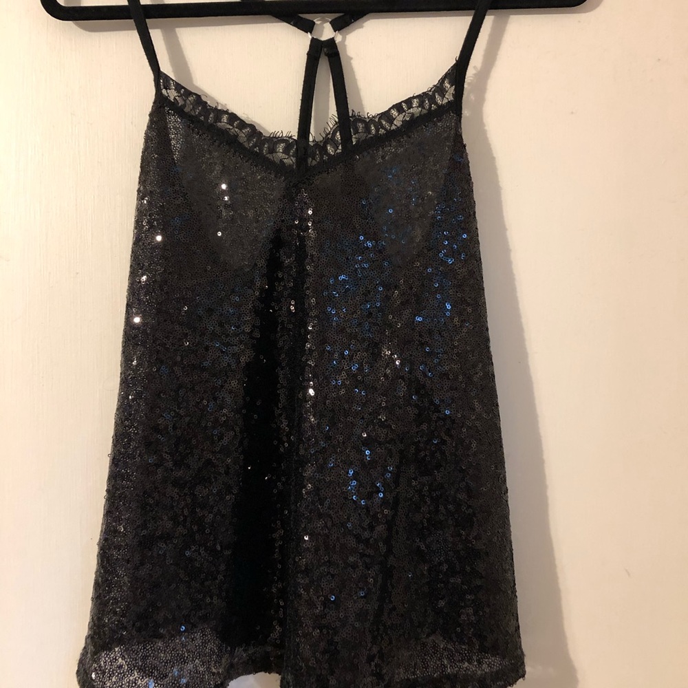 Almost Famous sequin tank top